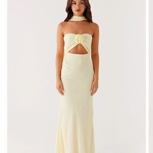 Peppermayo yellow maxi dress